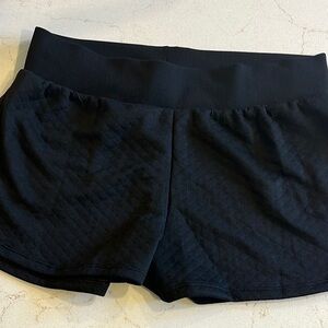 Serra Black Athletic Shorts Lightweight Performance Design